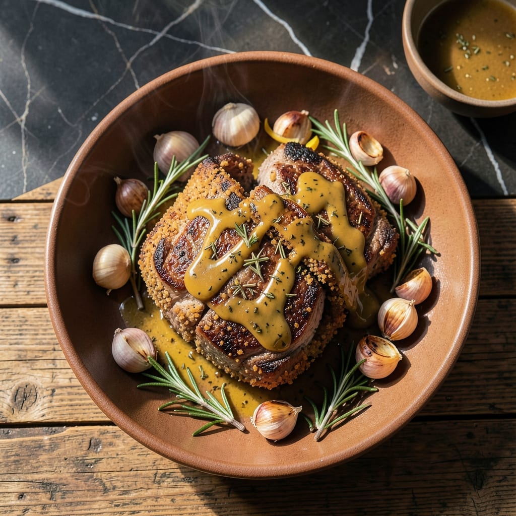 Lamb Leg Steak Recipe Oven: Rosy Pink Centers With Herb Crust