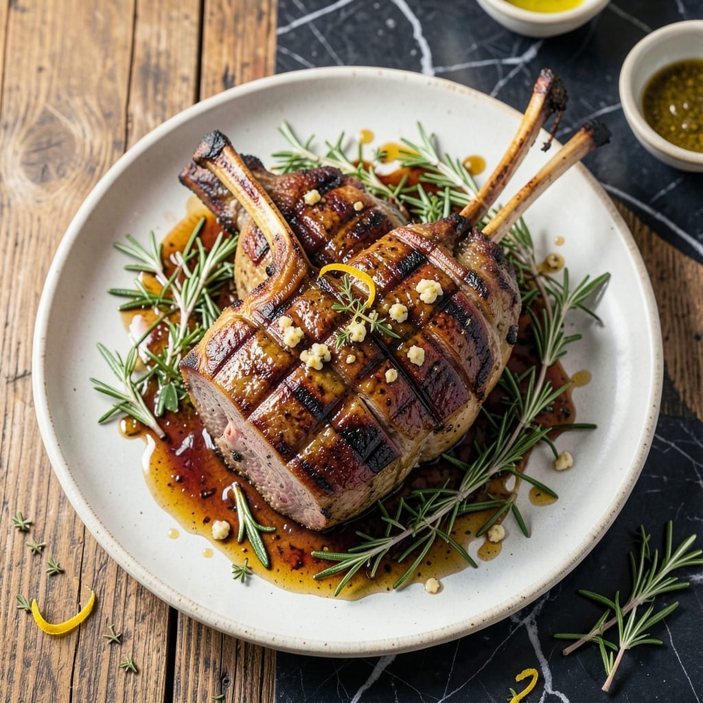 BBQ Lamb Rack Recipe Grill: Smoky Herb-Crusted Chops in Minutes