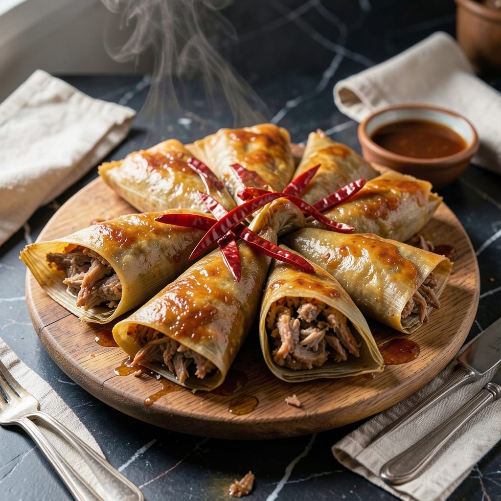 Pork Tamales Recipe Video: Traditional Masa and Pork in Corn Husks Pork Tamales Recipe Video: Traditional Masa and Pork in Corn Husks