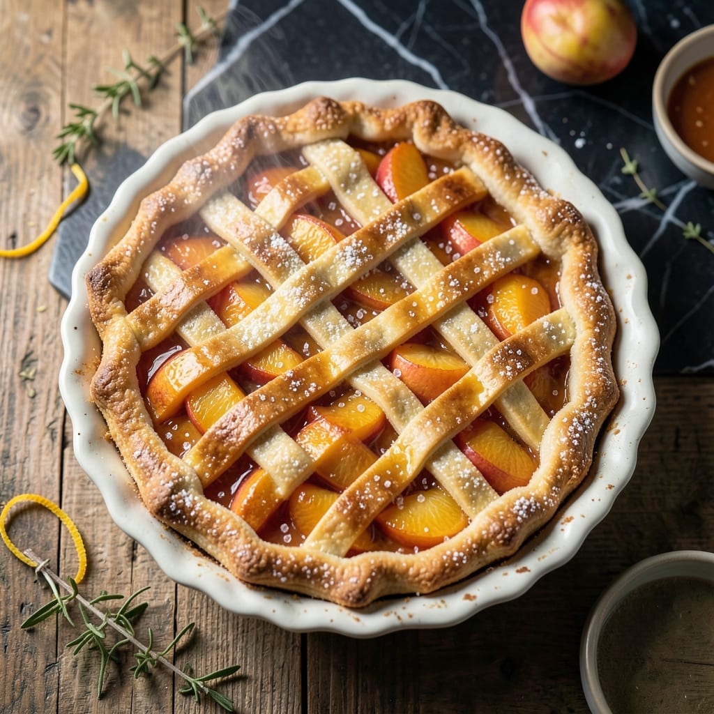 Peach Pie Recipe With Cornstarch: Thick Juicy Filling in a Flaky Crust Peach Pie Recipe With Cornstarch: Thick Juicy Filling in a Flaky Crust