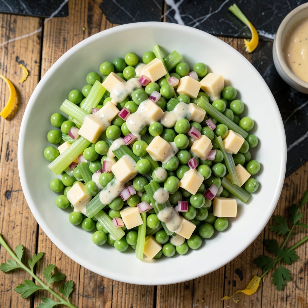 Pea Salad Recipe Without Bacon: Fresh and Creamy No-Cook Side