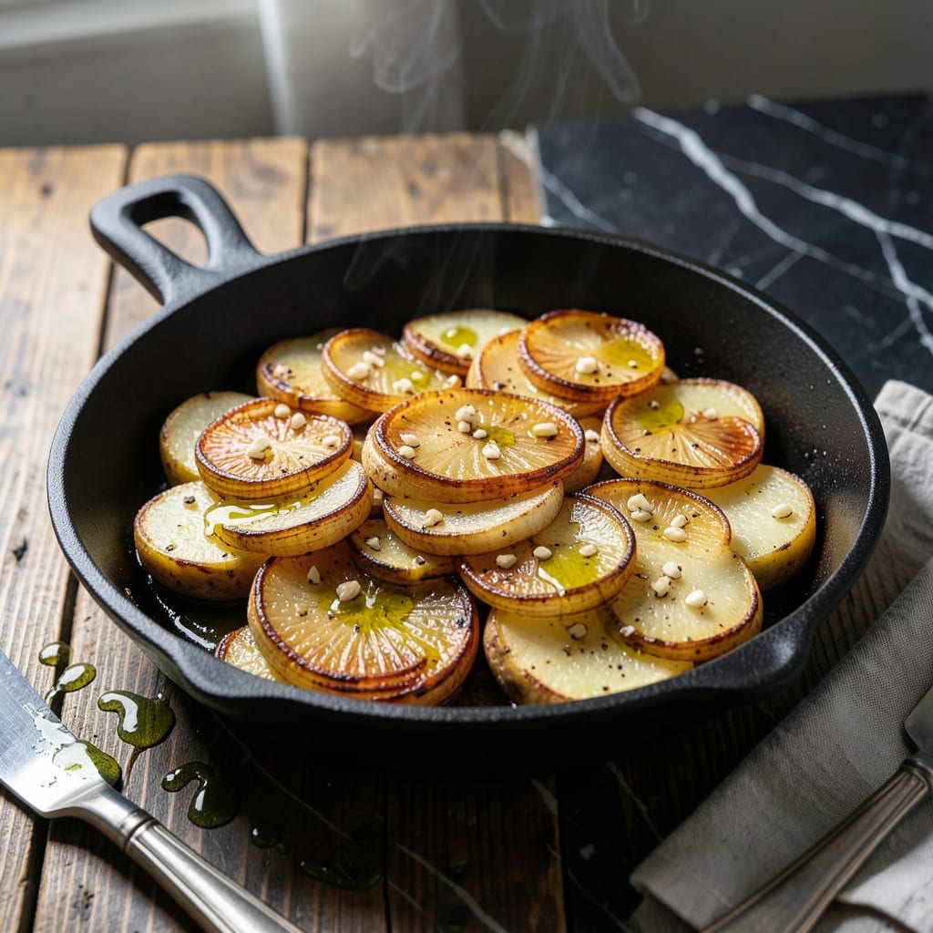 Potato and Onion Recipe Baked: Crispy Edges With Caramelized Layers Potato and Onion Recipe Baked: Crispy Edges With Caramelized Layers