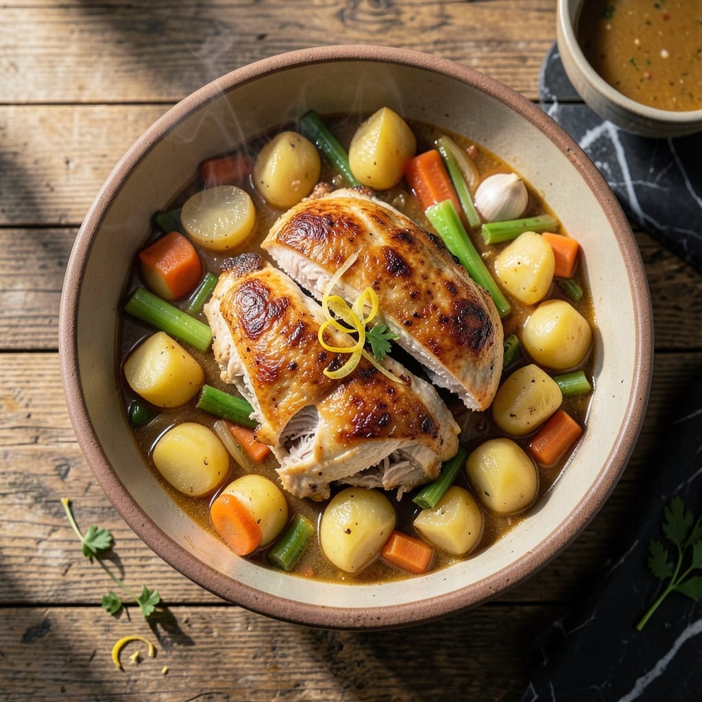 Recipe for Chicken Stew in the Crock Pot: Hands-Off Rustic Simmering Recipe for Chicken Stew in the Crock Pot: Hands-Off Rustic Simmering