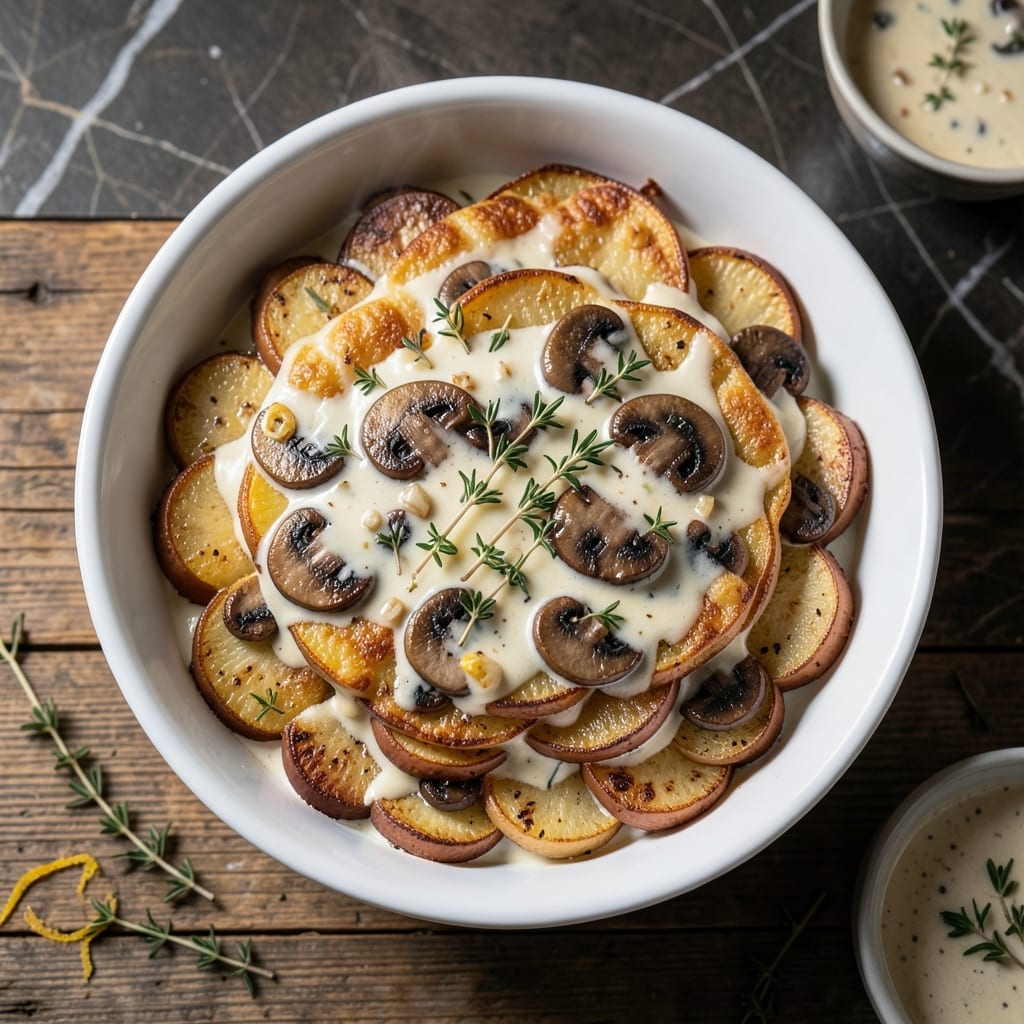 Potato Bake Recipe with Mushrooms: Earthy Layers of Comfort