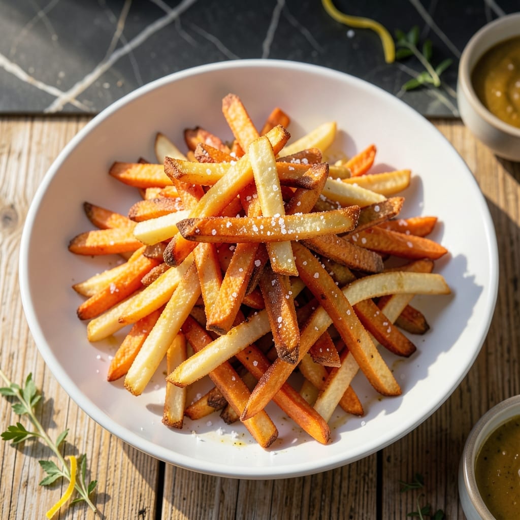 Fries Recipe Without Potato: Crispy Alternative With Root Vegetables Fries Recipe Without Potato: Crispy Alternative With Root Vegetables