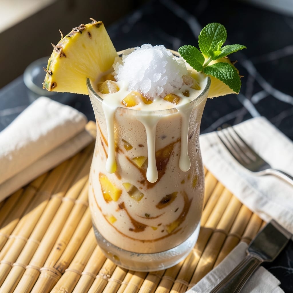 Pina Colada Recipe With Sweetened Condensed Milk: Tropical Creaminess in a Blender Pina Colada Recipe With Sweetened Condensed Milk: Tropical Creaminess in a Blender