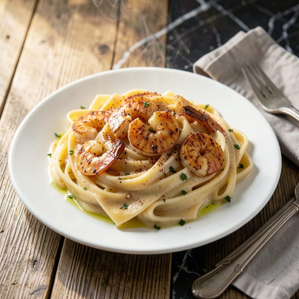 Cajun Shrimp Alfredo Recipe With Jar Sauce: Spicy Kick Meets Creamy Comfort Cajun Shrimp Alfredo Recipe With Jar Sauce: Spicy Kick Meets Creamy Comfort