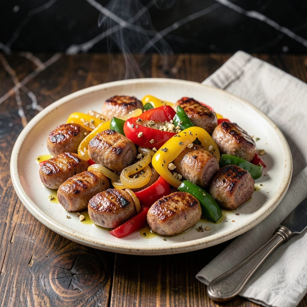 Italian Sausage, Peppers, and Onions Recipe: Sheet-Pan Supper for Busy Nights Italian Sausage, Peppers, and Onions Recipe: Sheet-Pan Supper for Busy Nights