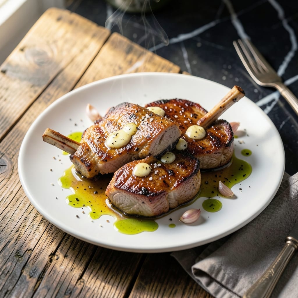 Pork Chop Recipe Jamie Oliver: Pan-Seared With Garlic and Rosemary Pork Chop Recipe Jamie Oliver: Pan-Seared With Garlic and Rosemary