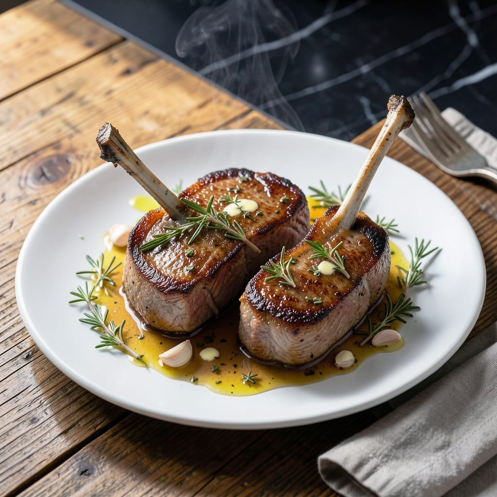 Loin Pork Chops Recipe: Pan-Seared Juiciness With Herb Butter