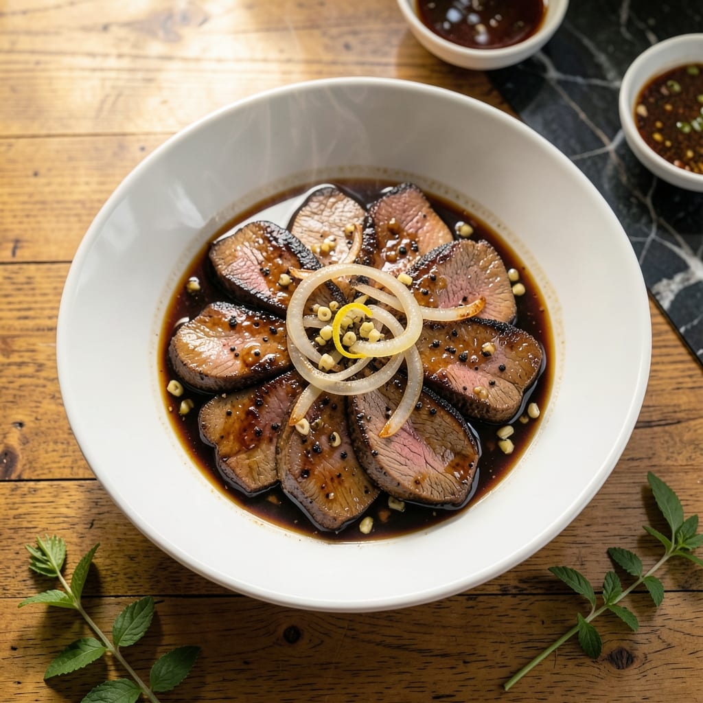 Pork Liver Steak Recipe Panlasang Pinoy: Garlicky Savory Filipino Classic