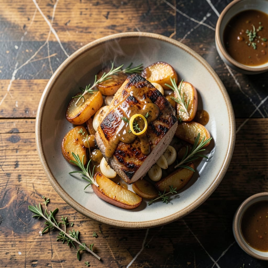 Pork Tenderloin Recipe Oven Apples: Herb-Crusted Succulence With Caramelized Fruit Pork Tenderloin Recipe Oven Apples: Herb-Crusted Succulence With Caramelized Fruit