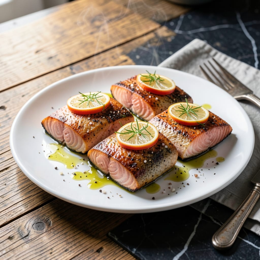 Recipe For Coho Salmon: Wild-Caught Elegance With Lemon-Dill Finish Recipe For Coho Salmon: Wild-Caught Elegance With Lemon-Dill Finish