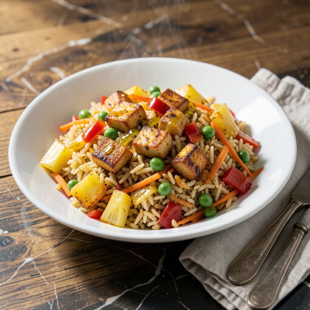 Pineapple Fried Rice Recipe Vegan: Tropical Sweetness Meets Savory Wok Magic