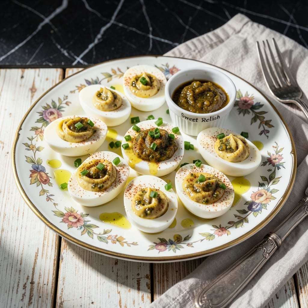 Deviled Eggs Recipe Relish: Zesty Twist on a Classic Appetizer
