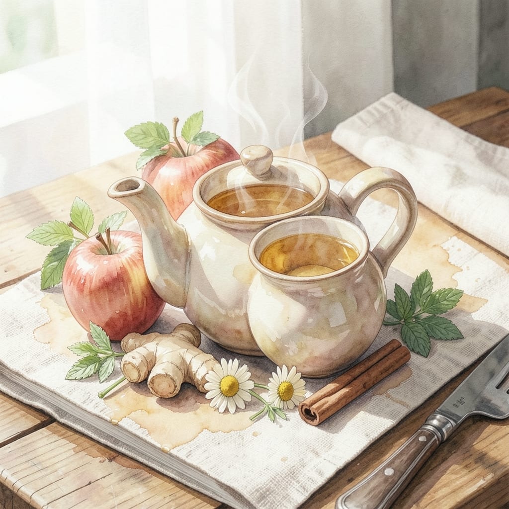 Apple Tea Recipe for Intestines: Soothing Herbal Blend for Gut Health
