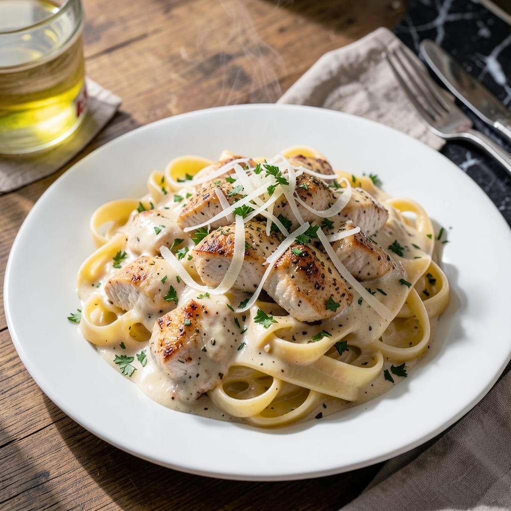 Chicken Alfredo Recipe With Jar Sauce Prego: Silky Sauce Shortcut for Busy Nights