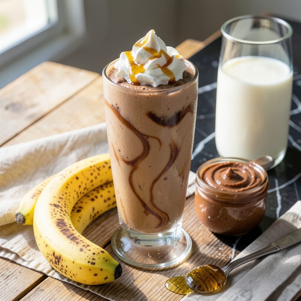Peanut Butter Banana Milkshake Recipe Without Ice Cream: Creamy Dream in a Glass Peanut Butter Banana Milkshake Recipe Without Ice Cream: Creamy Dream in a Glass