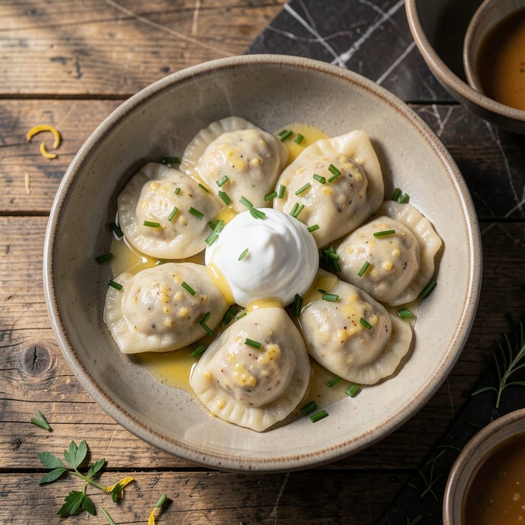 Polish Pierogi Recipe Farmers Cheese: Pillowy Pockets With Sweet Cream Filling
