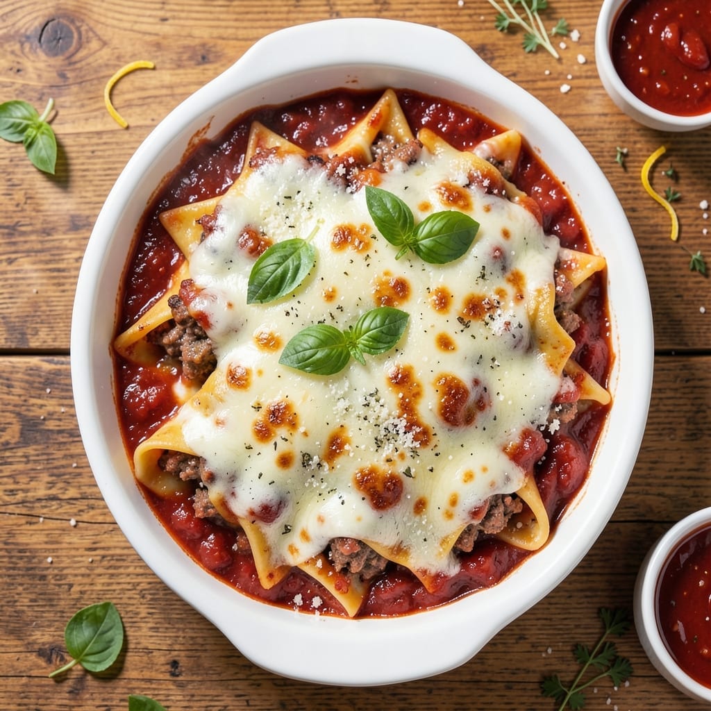 Manicotti Recipe With Meat: Cheesy Layers Stuffed With Savory Ground Beef Manicotti Recipe With Meat: Cheesy Layers Stuffed With Savory Ground Beef