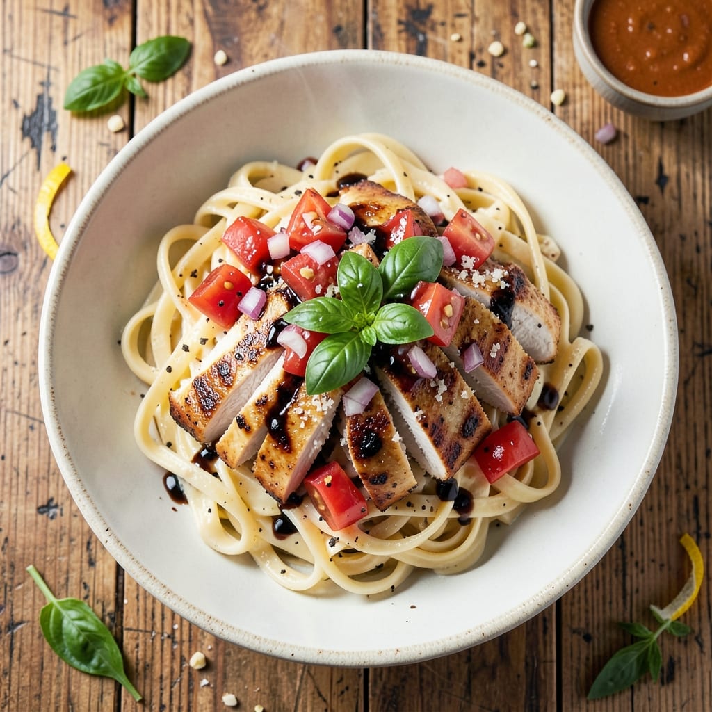 Bruschetta Chicken Pasta Recipe From TGI Fridays: Copycat Italian Restaurant Flavor