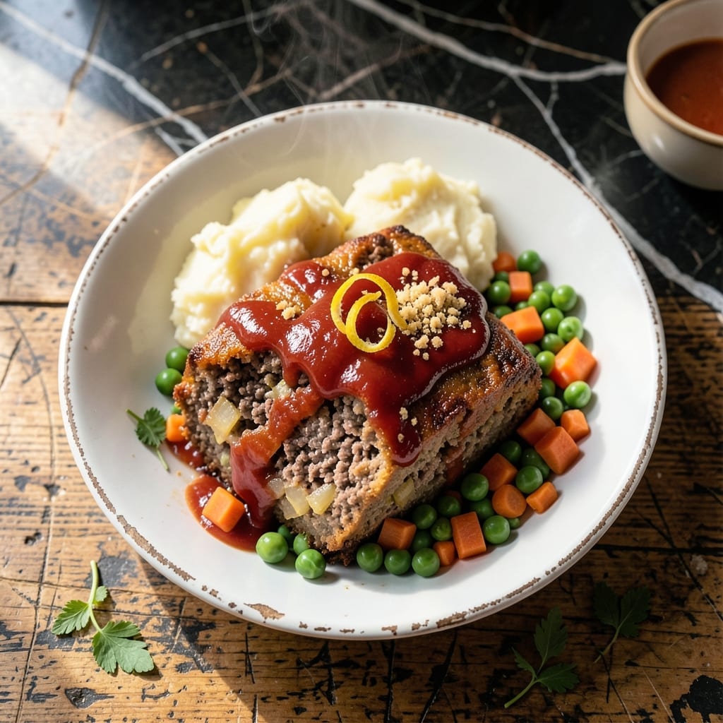 Metro Diner Meatloaf Recipe: Classic Comfort With Glazed Topping Metro Diner Meatloaf Recipe: Classic Comfort With Glazed Topping