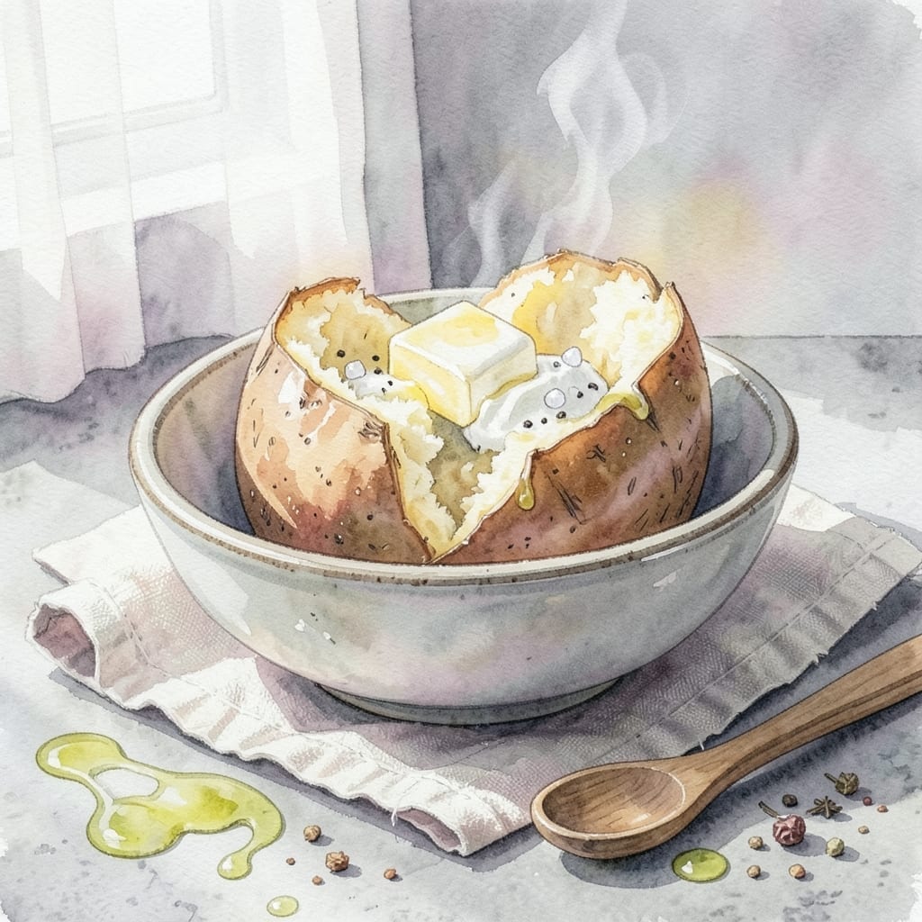 Baked Potato Recipe No Foil: Fluffy Interior With Crisp Skin
