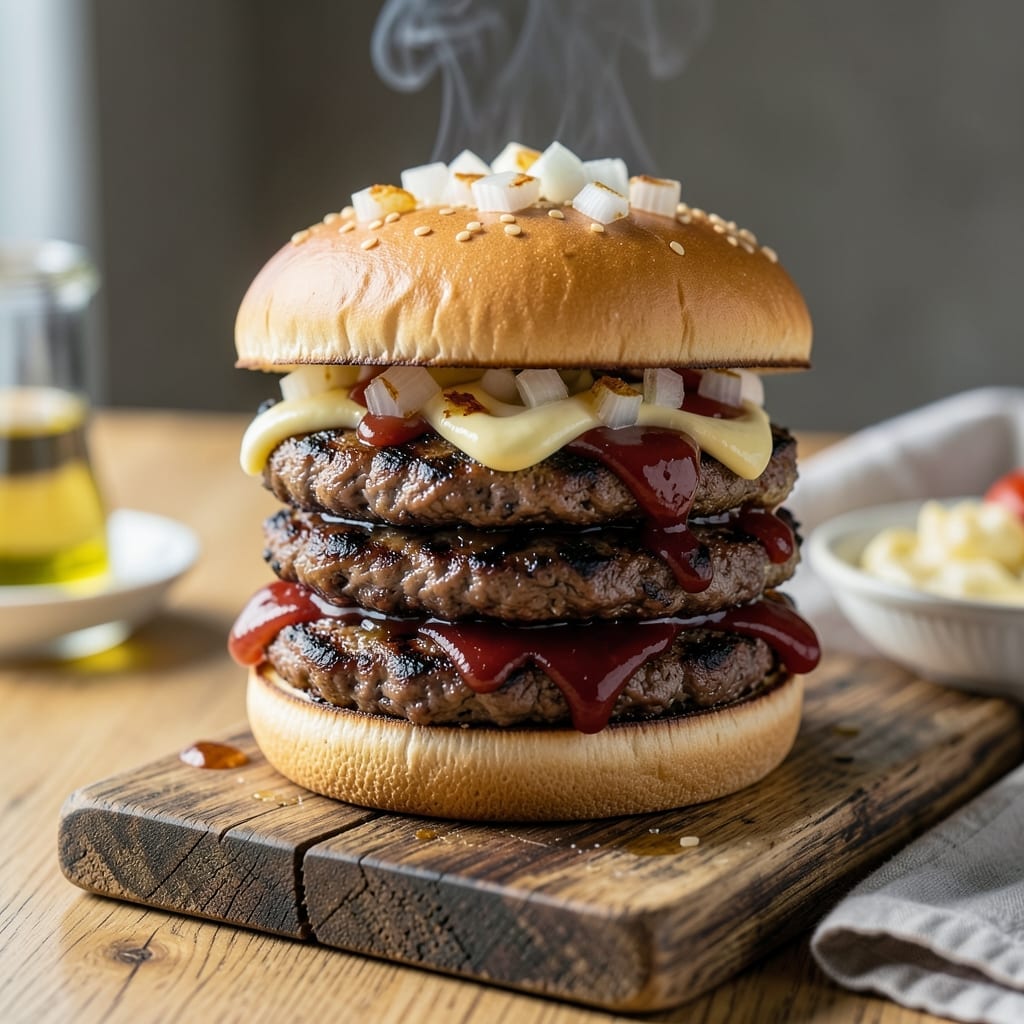 BBQ Bison Recipe Burgers: Smoky Grill Masterpiece with Lean Richness