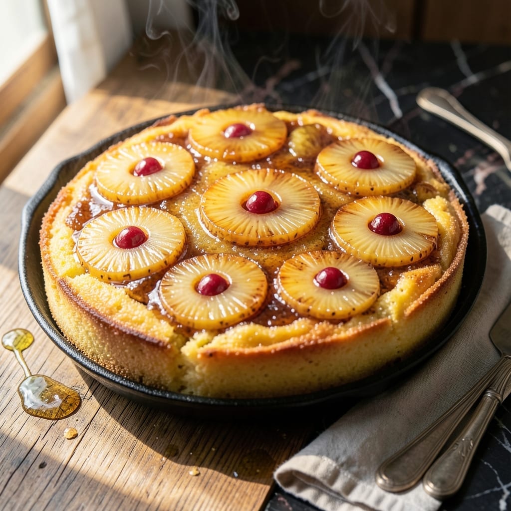 Pineapple Upside Down Cake Recipe With Box Cake: Golden Caramel Crown in 45 Minutes Pineapple Upside Down Cake Recipe With Box Cake: Golden Caramel Crown in 45 Minutes