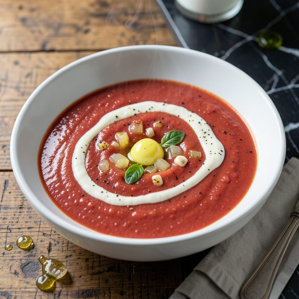 The Loop Tomato Bisque Recipe: Velvety Smooth With Fresh Basil Swirl