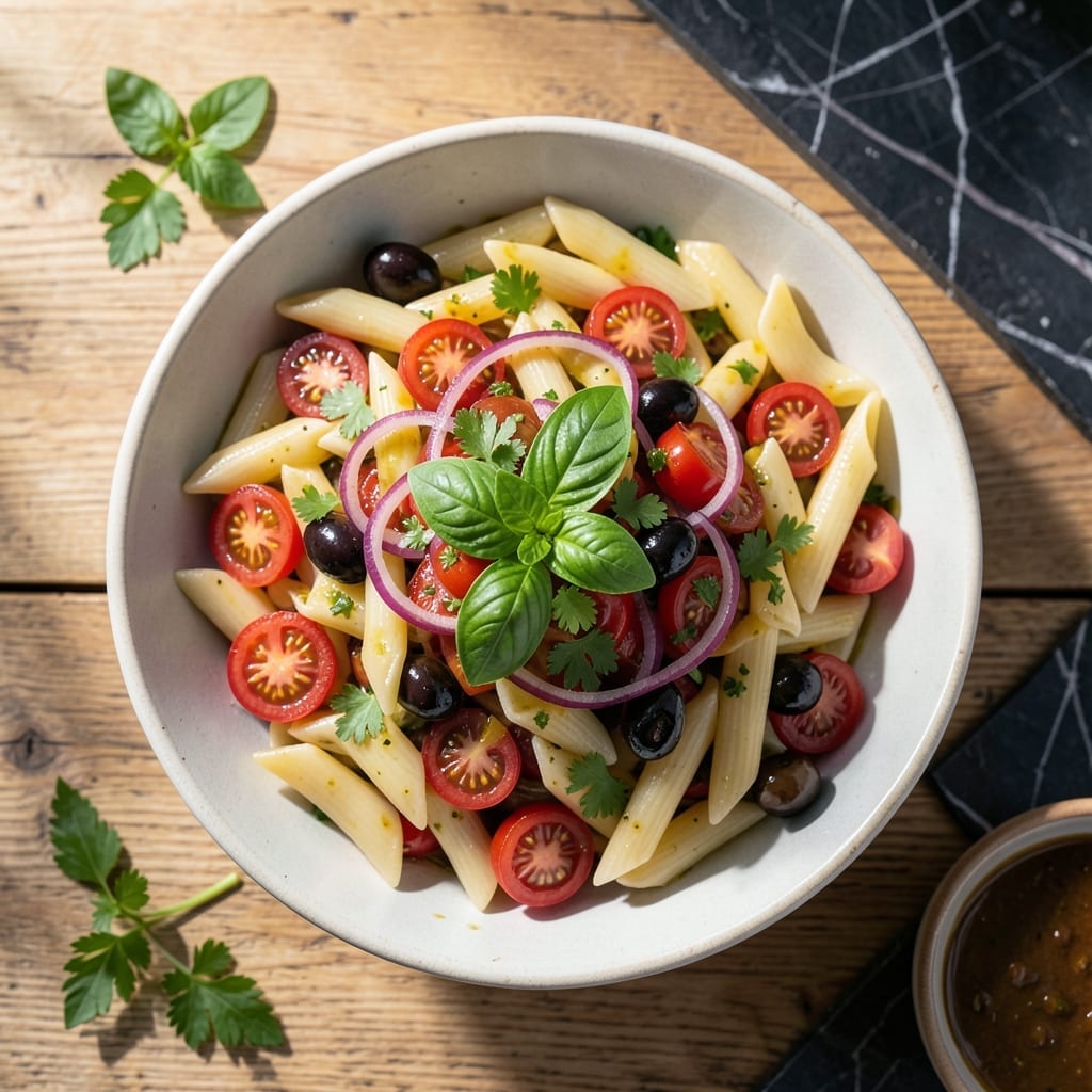 Pasta Salad Recipe With Cherry Tomatoes: Bright Mediterranean Freshness in a Bowl