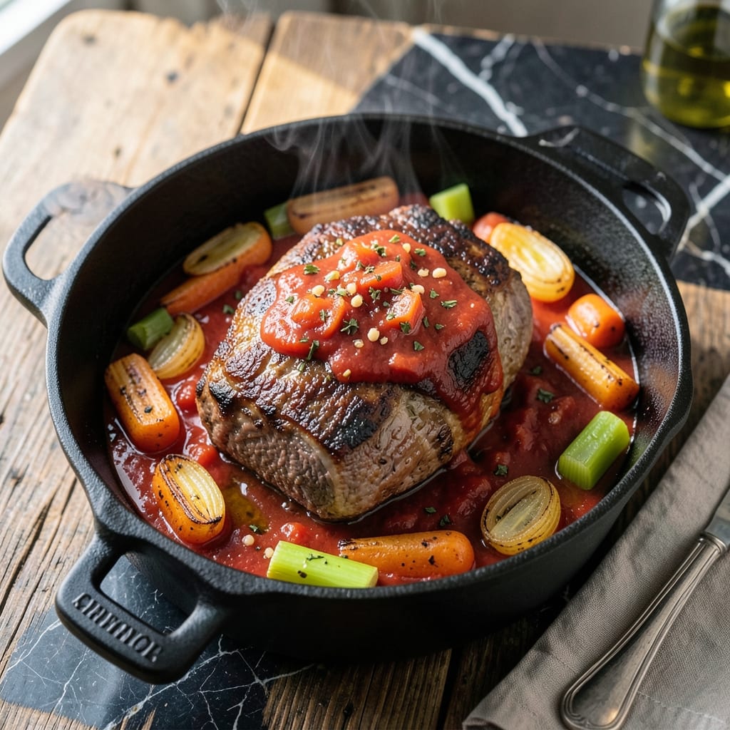Pot Roast Recipe With Tomato Sauce: Slow-Braised Beef With Rich Umami Depth Pot Roast Recipe With Tomato Sauce: Slow-Braised Beef With Rich Umami Depth