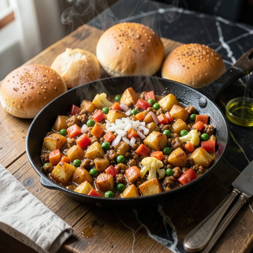 Pav Bhaji Recipe With Potato: Mumbai Street Food in Your Kitchen Pav Bhaji Recipe With Potato: Mumbai Street Food in Your Kitchen
