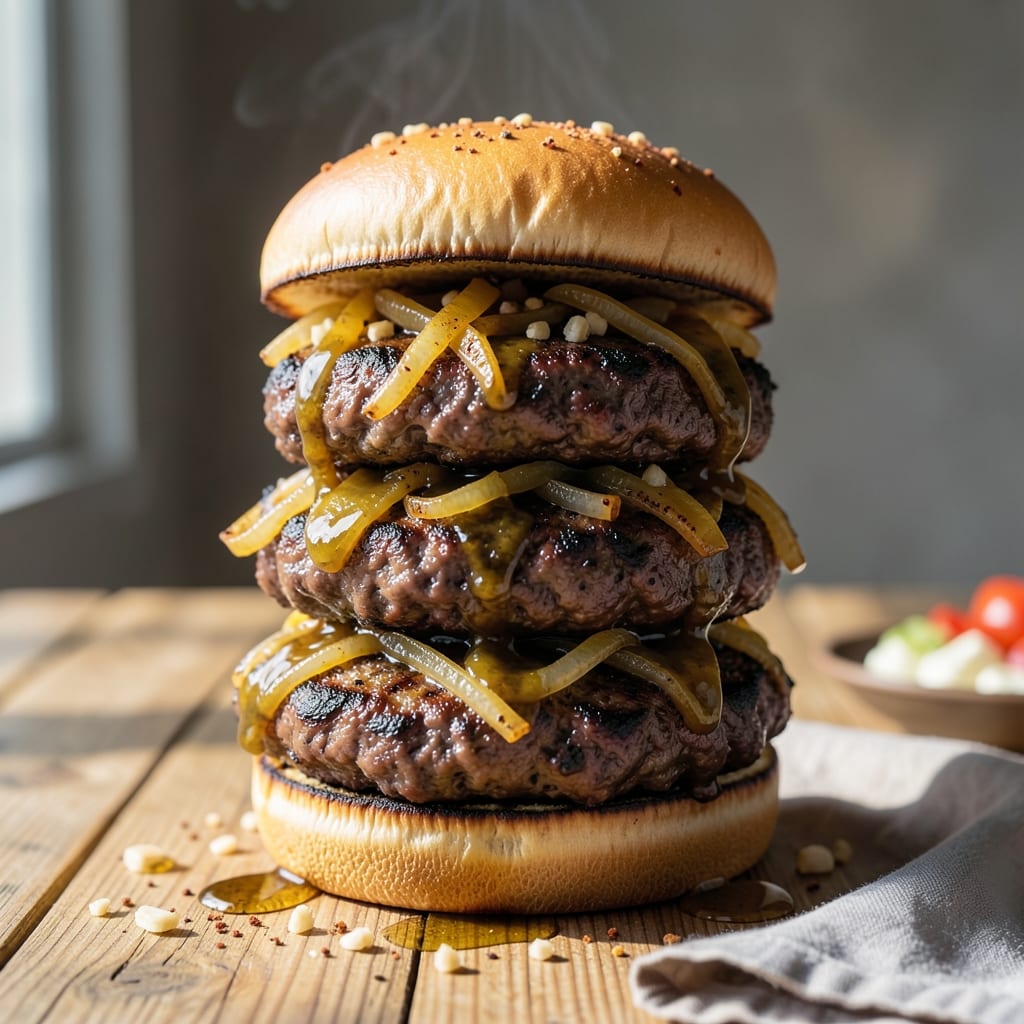 Recipe for Bison Burgers: Lean and Flavorful Grill Masterpiece Recipe for Bison Burgers: Lean and Flavorful Grill Masterpiece