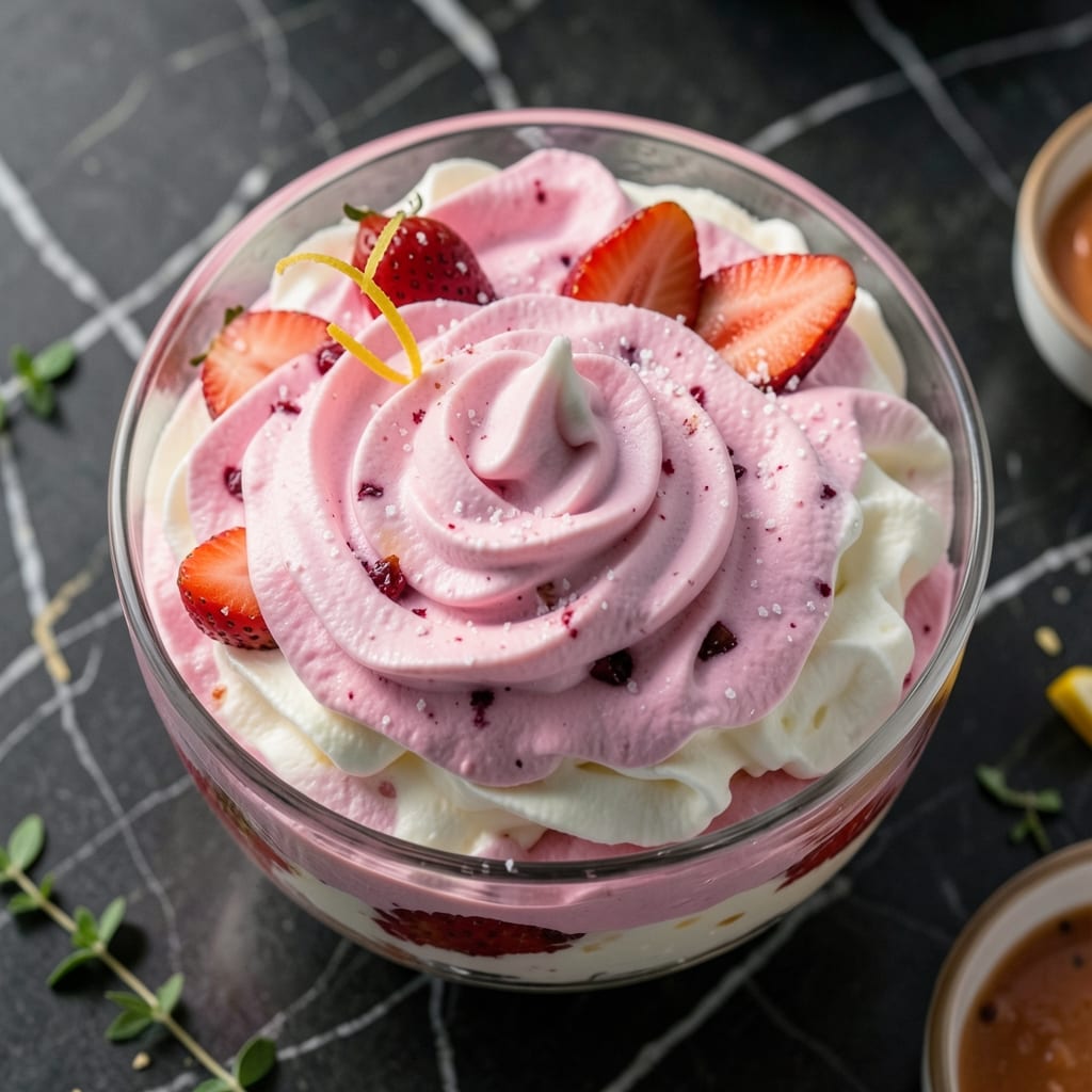 Pink Fluff Recipe Without Cottage Cheese: Light and Fluffy Dessert Dip