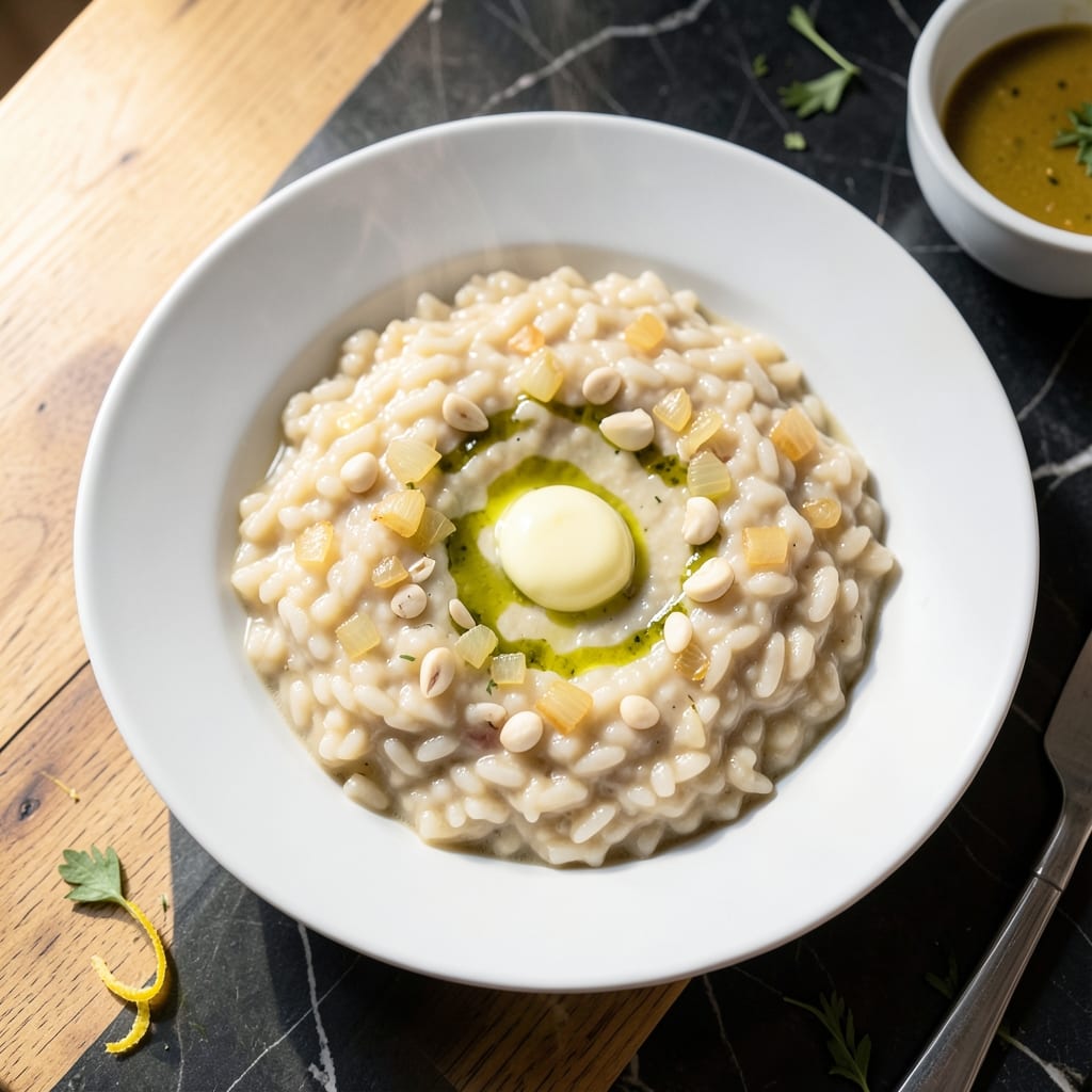 Risotto Recipe Without Wine: Creamy Arborio Rice With Broth Infusion Risotto Recipe Without Wine: Creamy Arborio Rice With Broth Infusion