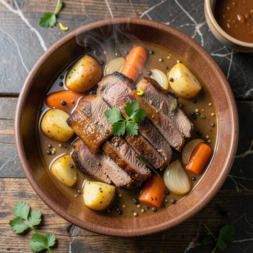 Crockpot Recipe for Corned Beef: Slow-Cooked Spiced Tenderness