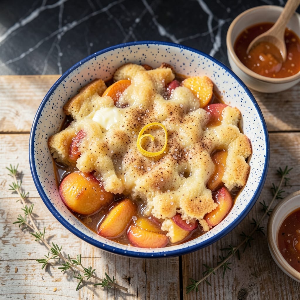 Peach Cobbler Crock Pot Recipe Cake Mix: Effortless Dessert with a Buttery Crust