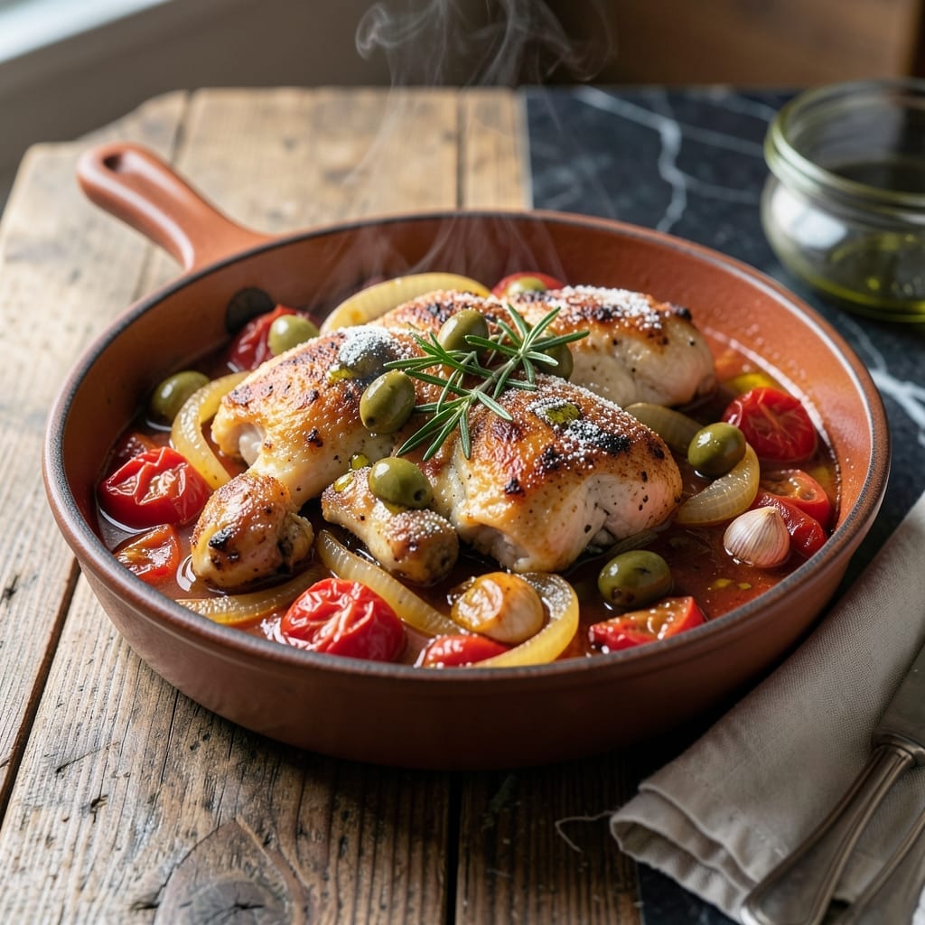 Pollo Alla Cacciatora Recipe Cooking Method: Rustic Italian Hunter-Style Chicken