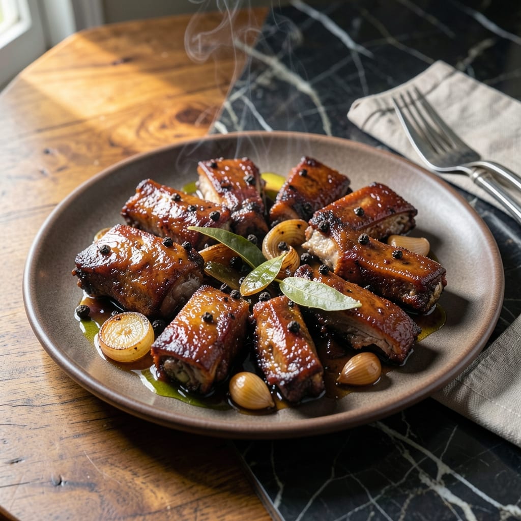 Pork Ribs Adobo Recipe Filipino: Tangy Soy-Glazed Fall-Off-The-Bone Ribs Pork Ribs Adobo Recipe Filipino: Tangy Soy-Glazed Fall-Off-The-Bone Ribs