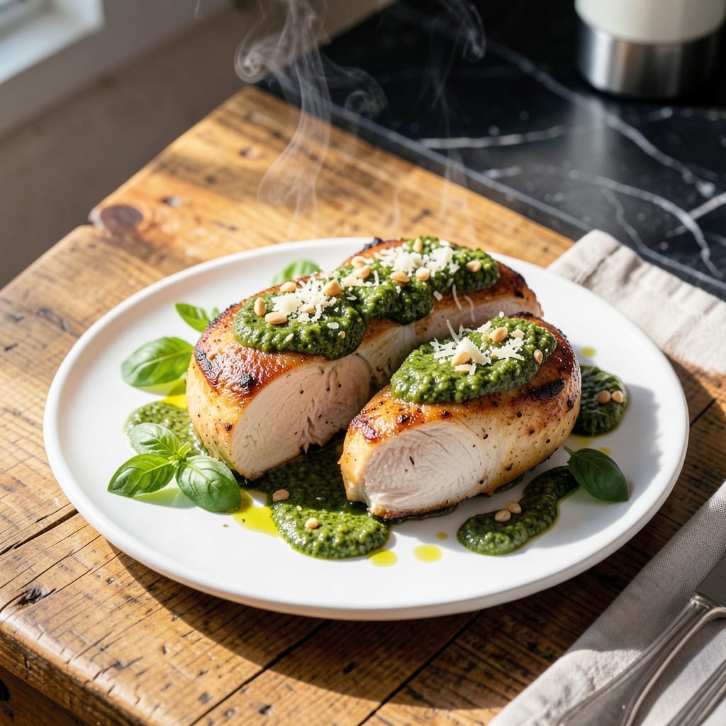 Pesto Chicken Recipe Jamie Oliver: Basil-Infused Tender Medallions Pesto Chicken Recipe Jamie Oliver: Basil-Infused Tender Medallions