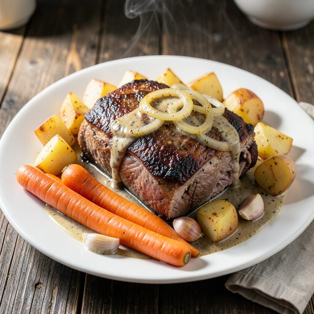 Pot Roast Recipe Crock Pot Ranch Dressing: Slow-Cooked Melting Tenderness With Herbed Creaminess Pot Roast Recipe Crock Pot Ranch Dressing: Slow-Cooked Melting Tenderness With Herbed Creaminess