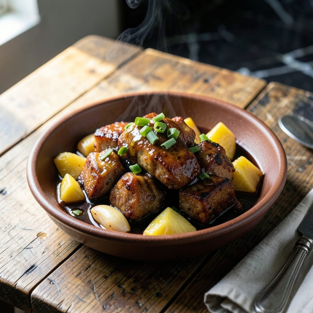 Pork Humba Recipe Slow Cooker: Filipino Braised Pork with Pineapple Tang Pork Humba Recipe Slow Cooker: Filipino Braised Pork with Pineapple Tang