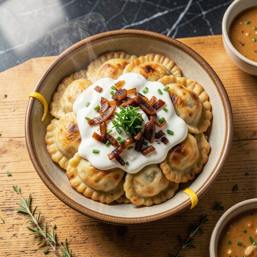 Pierogi Recipe Sour Cream: Pillowy Dumplings With Tangy Cream Swirl