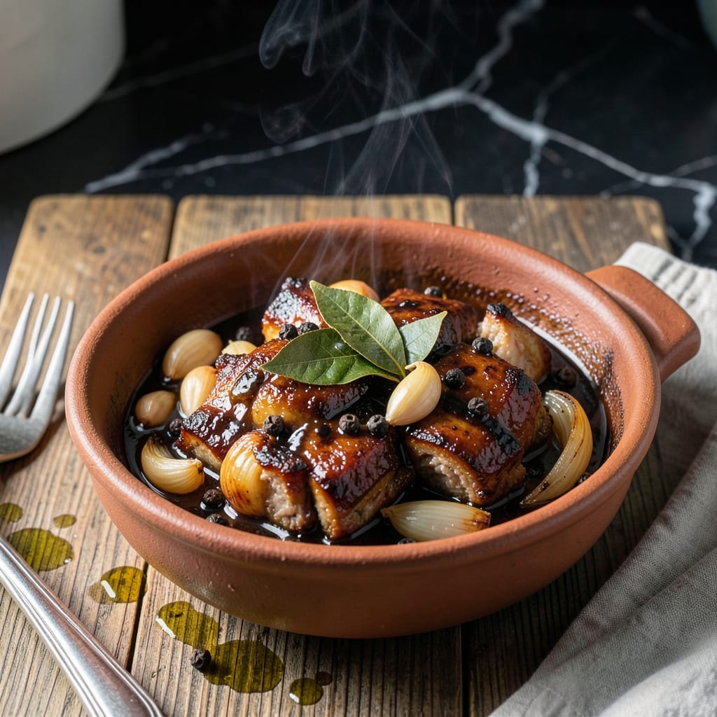 Pork Adobo Recipe Pinoy: Tangy Garlic Braise with Bay Leaf Depth
