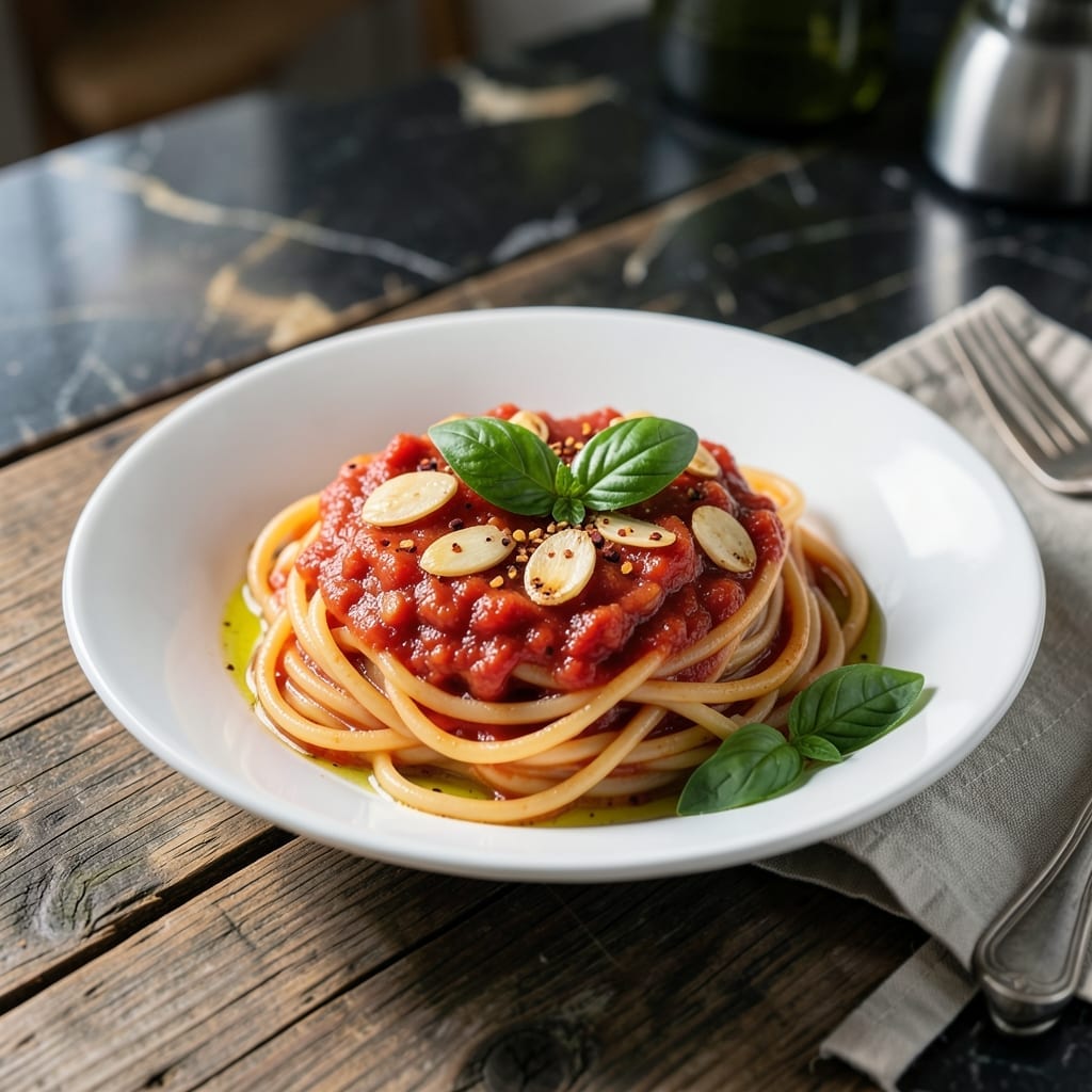 Rao Spaghetti Recipe: Garlic-Infused Tomato Sauce With Al Dente Pasta Rao Spaghetti Recipe: Garlic-Infused Tomato Sauce With Al Dente Pasta
