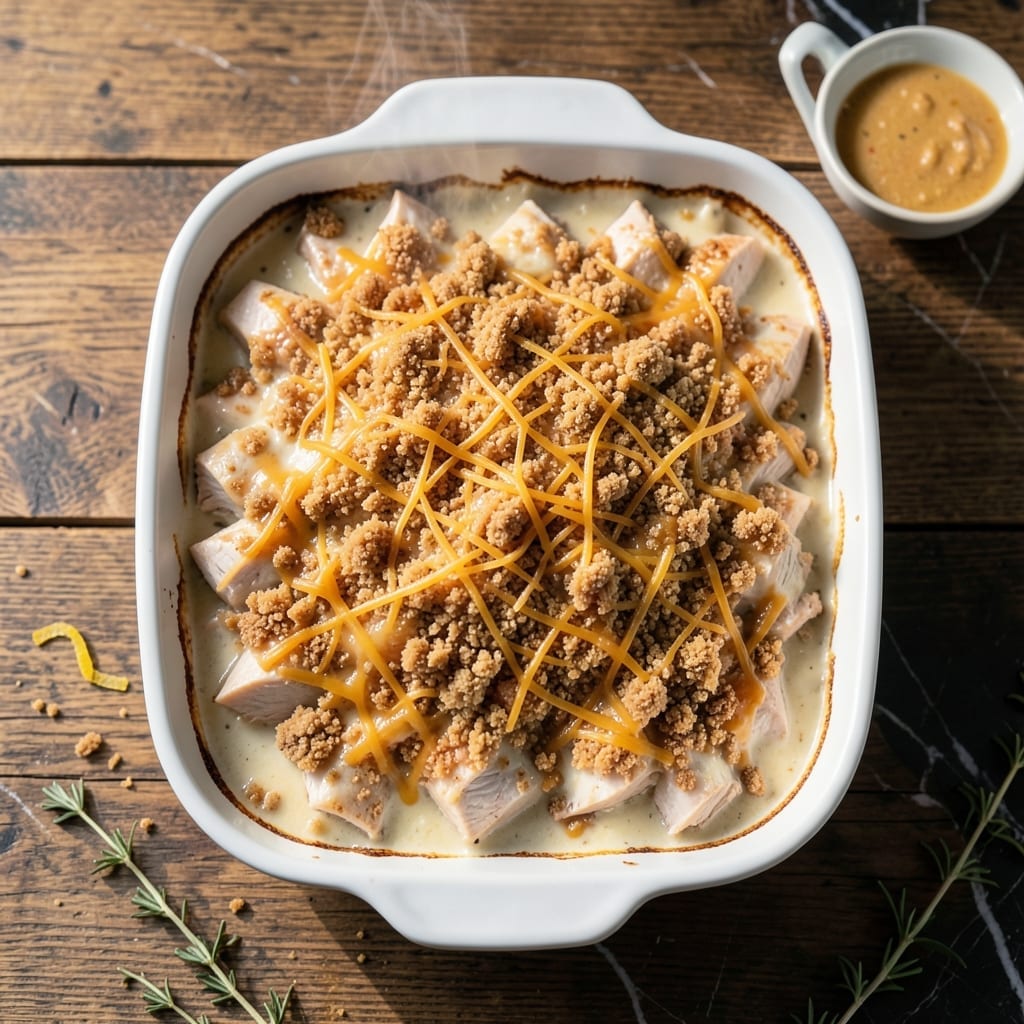 Easy Chicken Casserole Recipe Ritz: Buttery Crumb Topping With Creamy Filling