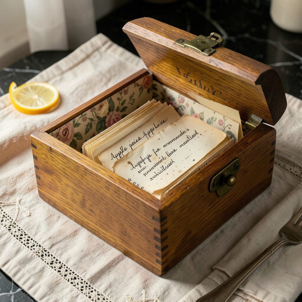5x7 recipe box detailed visual guide