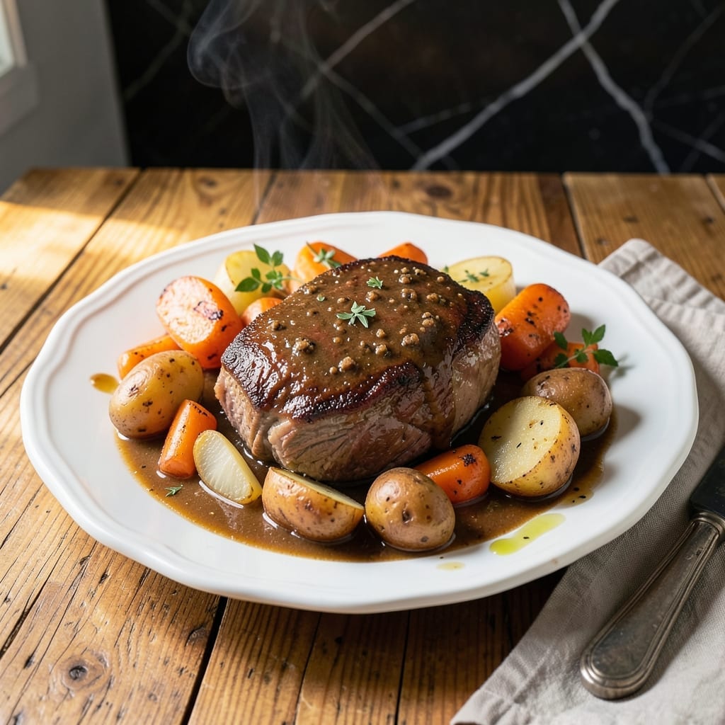 Pot Roast Recipe Slow Cooker Ranch Packet: Hands-Off Herb-Infused Richness