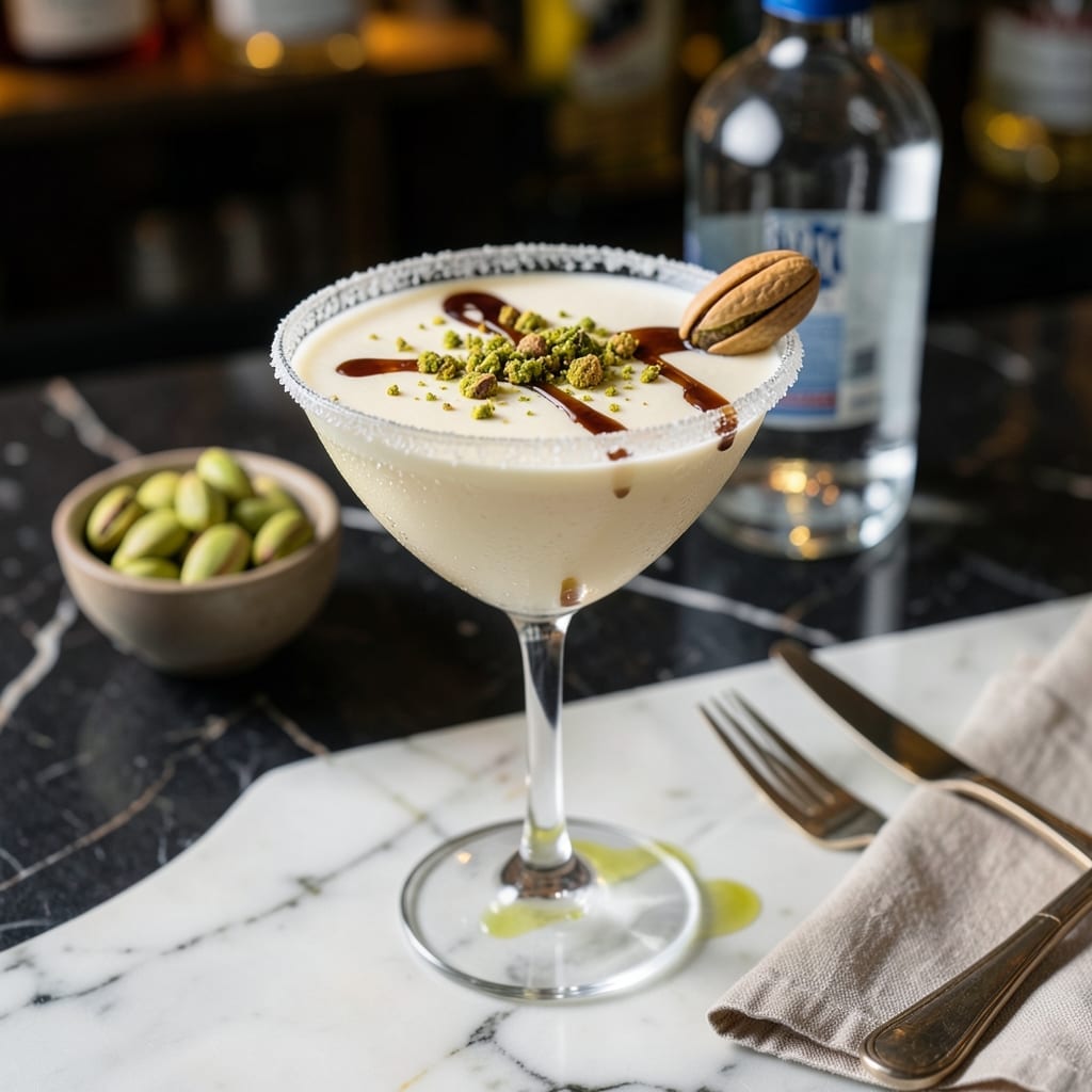 Pistachio Martini Recipe Without Pistachio Liqueur: Nutty Flavor From Real Pistachios Pistachio Martini Recipe Without Pistachio Liqueur: Nutty Flavor From Real Pistachios